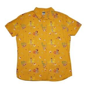 Hang Ten Retro Beach Print Button-Up Shirt Size XL – Pin-Up Girl Aloha Vibes